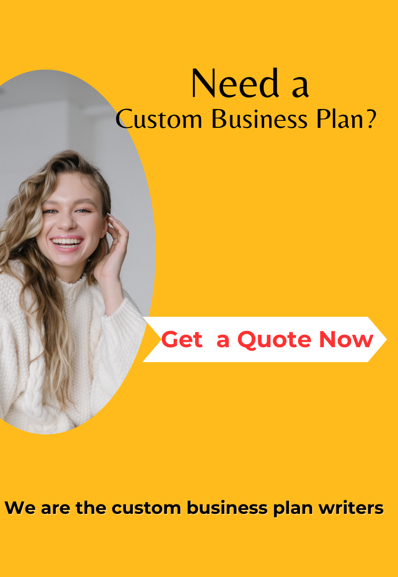 Get a quote from custom business plan writers